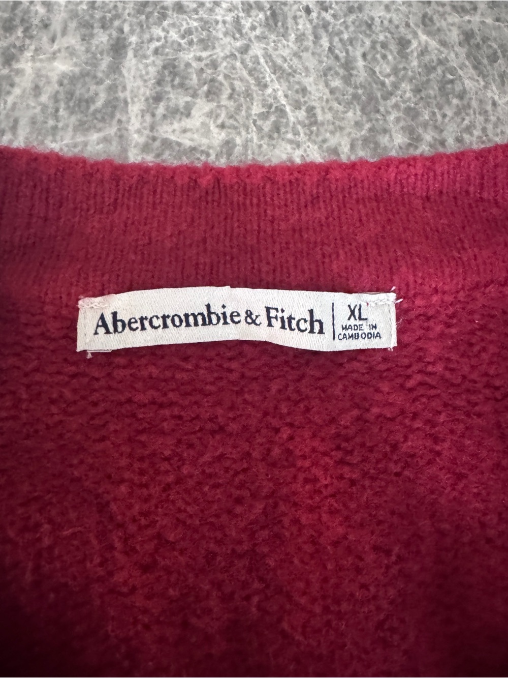 Abercrombie & Fitch Soft Cardigan - Red & Gold, Women’s XL - Picture 5 of 6